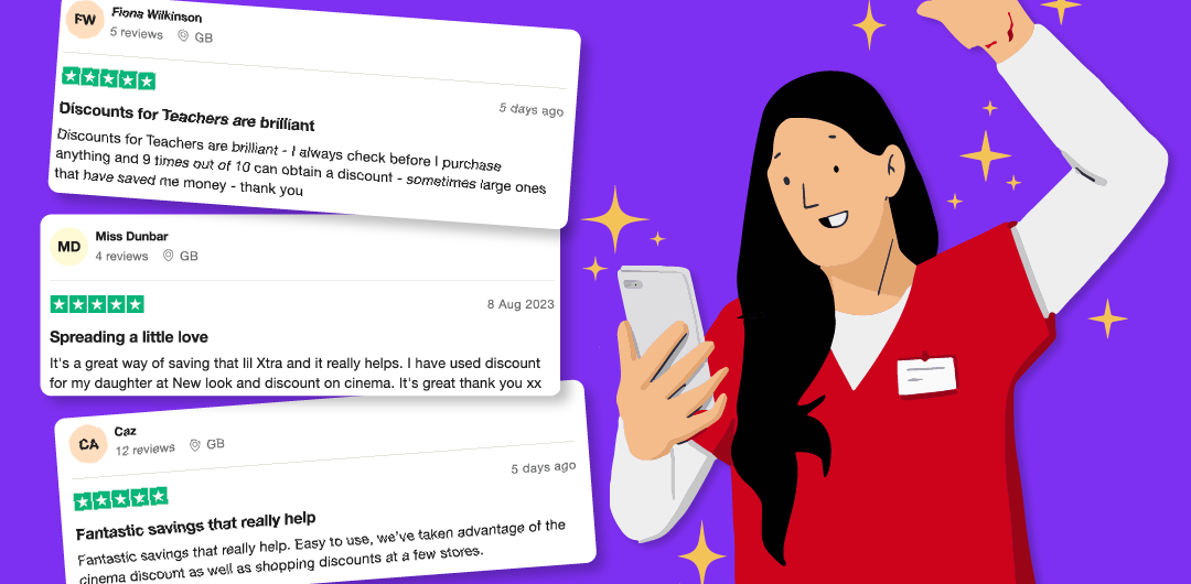 Discounts for Teachers is a FREE to-join and FREE-to-use discount scheme for Teachers & Education Staff that has been around for 20+ years. We're all about making your life a little lovelier with our money-saving offers. 