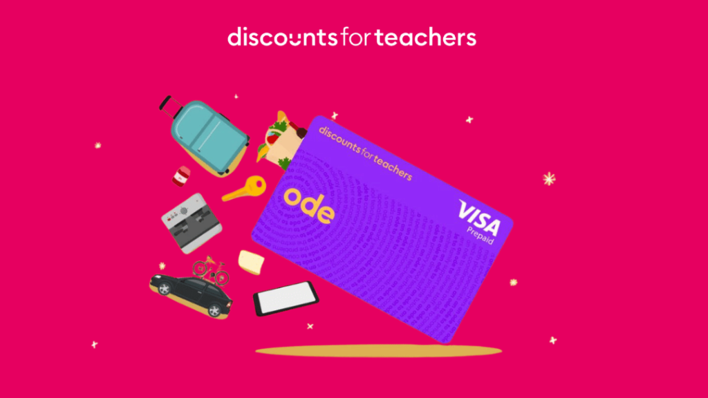 Ode card with illustrations surrounding