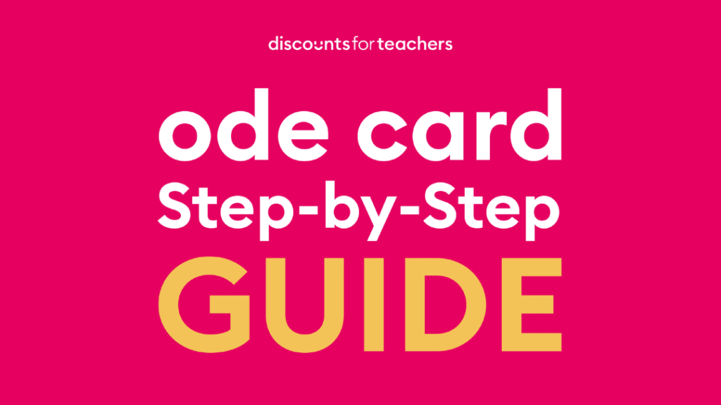 "ode card, step-by-step guide"